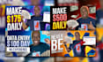 design amazing clickbait youtube thumbnail in 2 hours