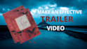 create a promotional book trailer video