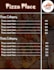 design creative pizza,burger menu restaurant menu etc