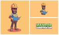 design cartoon and mascot logo for your business