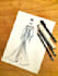 draw impressive manual fashion sketch based on your ideas