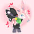 draw you cute chibi couple furry pokemon fanart