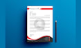 design a simple and nice looking letterhead word template