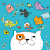 draw simple and cute cats