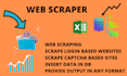do web scraping and data mining with python up to 100k rows