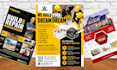 do design construction flyers, plumbing flyers, handyman flyer,  corporate flyer