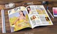 design professional magazine cover and layout