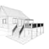 provide deck patio backyard permit drawing and 3d model