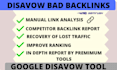 disavow toxic links, remove spammy backlinks