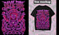 draw dark artwork tshirt
