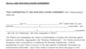 review nda and agreements