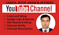 create and setup youtube channel