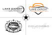 design auto detailing, car wash, cleaning and spa logo