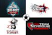 design car racing team and motorsports logo