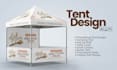 design tent, table cover, flag and canopy tent