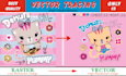 professional convert images to vector, vectorized images,