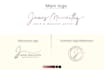 design elegant hand written signature logo