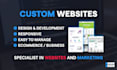 develop html website, landing page, modern and responsive