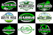 do snow removal, agriculture, landscape and lawn care logo