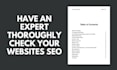 do a professional and comprehensive SEO audit including manual website analysis