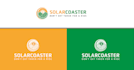 design a modern solar penel logo