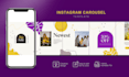 editable canva templates for instagram, linkedin carousel designs