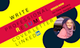 write a professional resume maker and tech CV writing service within 6 hours