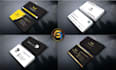 design 2 sided business card print ready with free qr code