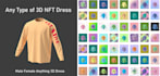create 10k nft 3d dress