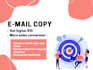 write 5 emails as email copywriter