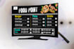 design TV screen and digital menu