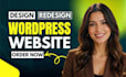 build, design or redesign wordpress website, rebuild wordpress elementor website