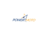 design eye catching premium great power moto logo with elegance