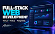 build a responsive next js website or full stack web app with node js