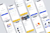 design quality modern clean mobile app UI UX in affordable price