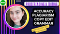 do excellent proofreading, line edit and rewriting in any niche