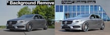 automotive car photo editing background remove or retouching and shadow service