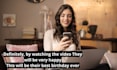 create a lovely happy birthday video