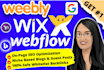 do website SEO optimization for wix, weebly or webflow