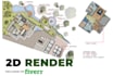 render site plans, office, homes and landscape