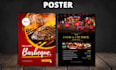 food poster design,flyer design