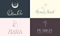 design a luxury feminine botanical boho logo for your brand
