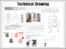 design tech packs and technical drawing