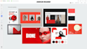 creative design board powerpoint presentation slides