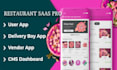create restaurant and food delivery app