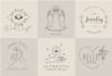 create an elegant hand drawn botanical boho logo design
