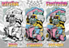 do rat fink hot rod cartoon style for tshirt design