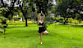 be a yoga and fitness model