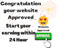 approved websites in one day