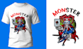 create  awesome custom typographic bulk tshirt designs fast